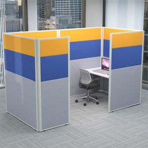 Concept Acoustic Work Pod with acoustic panels. 